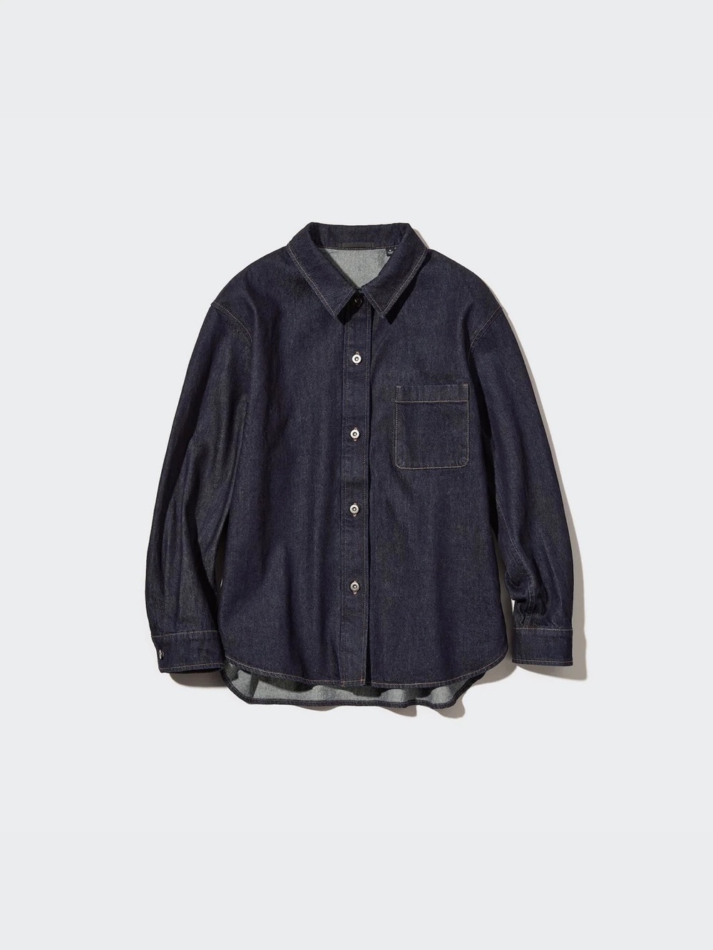 Uniqlo Dark Indigo Denim Shirt Jacket